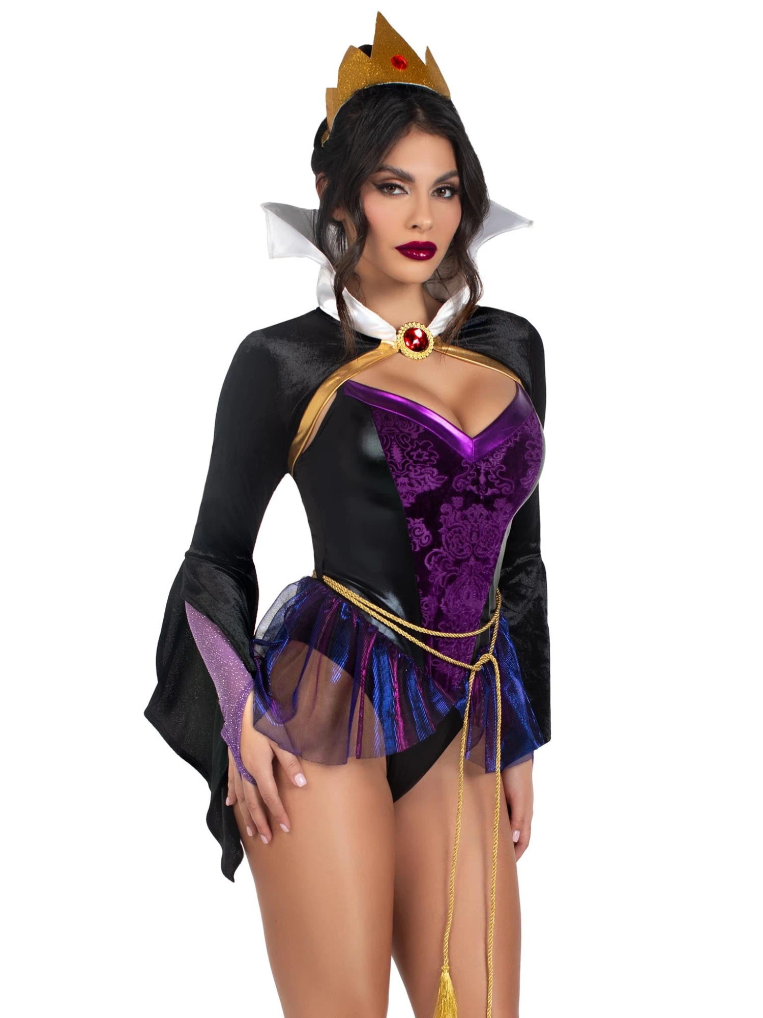 LEG AVENUE Poison Apple Queen Costume - Adult 3 LEG AVENUE Poison Apple Queen Costume - Adult - Image 3