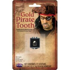 Fun World Gold Pirate Tooth