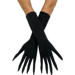 Fun World Black Pointy Finger Gloves