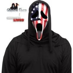 Fun World Patriotic Ghost Face Mask