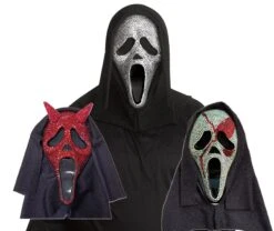 Fun World Ghost Face Bling Mask