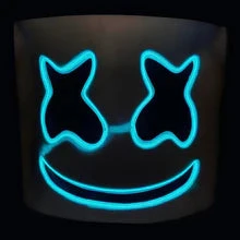 Fun World Light Up Marshello Mask Adult