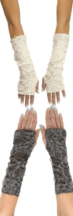 Fun World Tatter Long Fingerless Sleevelets - Adult