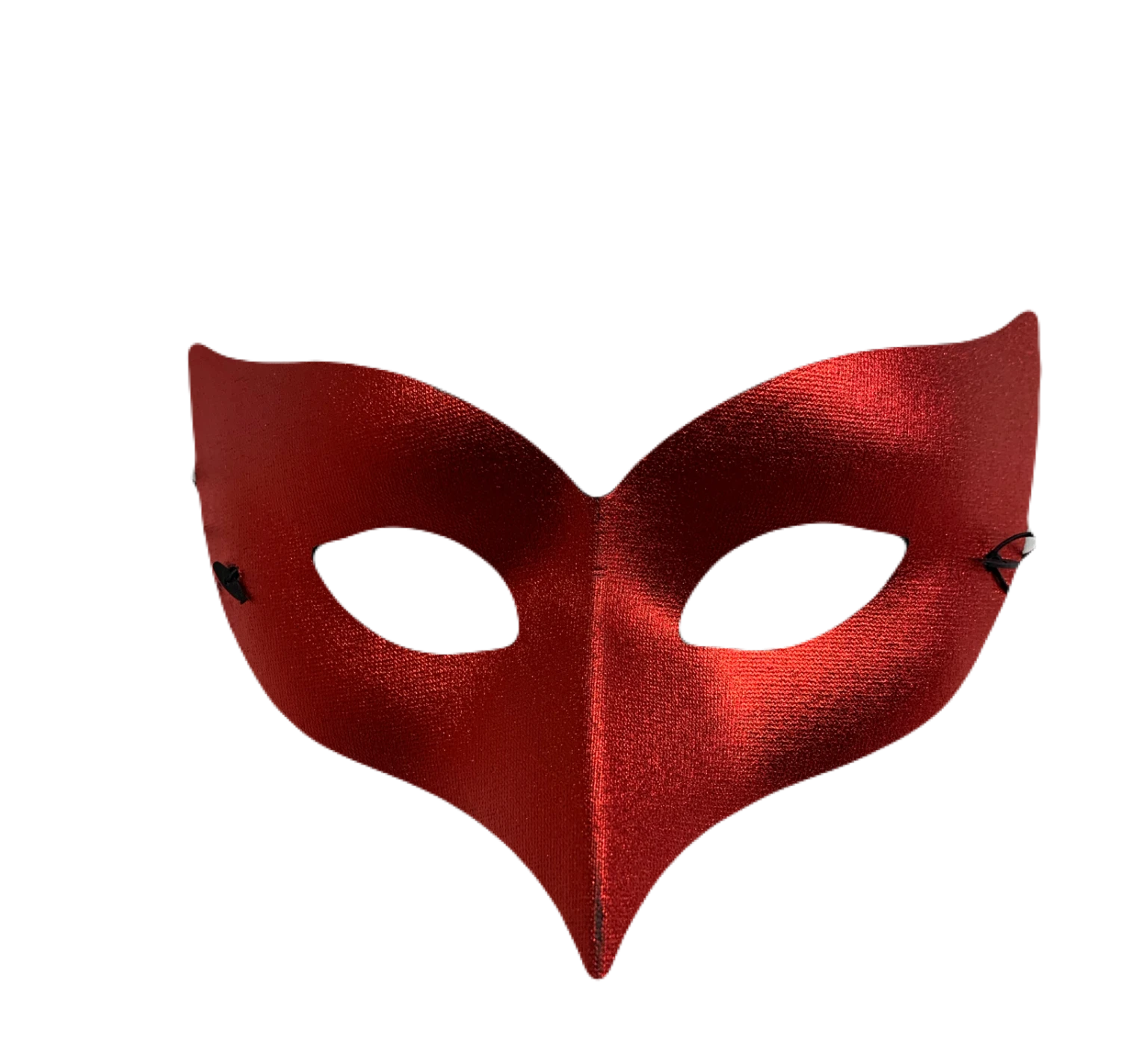 Metallic Red Pointy Harlequin Half Mask - Small 1 Metallic Red Pointy Harlequin Half Mask - Small