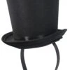 Mini Satin Bell Topper Hat - Adult