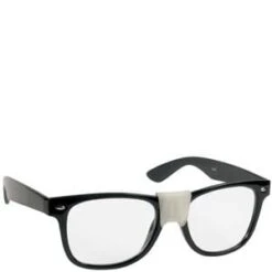 Billy Bob Nerd Glasses - Black Frame Glasses