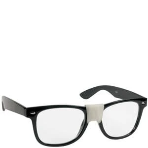 Billy Bob Nerd Glasses - Black Frame Glasses 1 Billy Bob Nerd Glasses - Black Frame Glasses