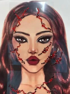 LEG AVENUE Self Adhesive Face & Body Jewels - Bloody