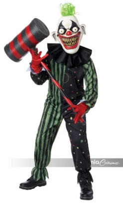 Crazy Eyed Clown Children's Costume
