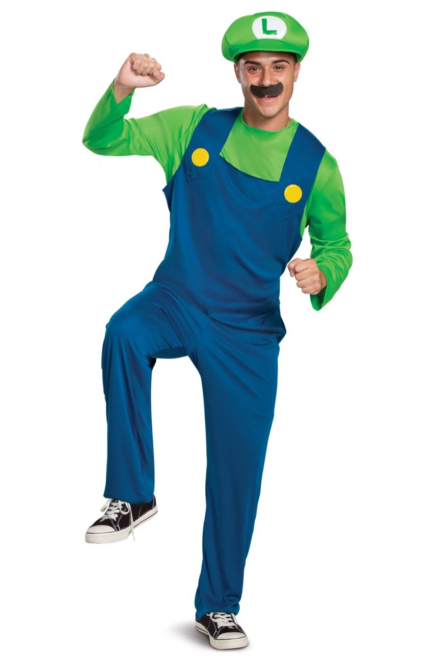 Disguise Luigi Classic Costume - Adult 1 Disguise Luigi Classic Costume - Adult