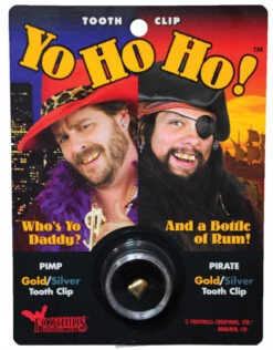 Gold Tooth Carded Pirate Or Pimp