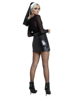 Fever Sexy Nun Costume - Adult -Caufields Store Fever Nun Costume back image 52179