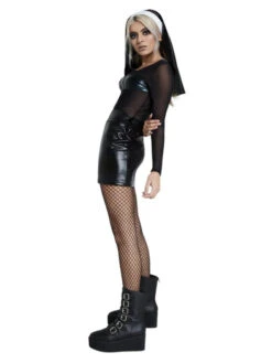 Fever Sexy Nun Costume - Adult -Caufields Store Fever Nun Costume side image 52179