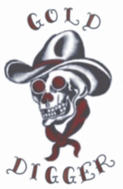 Tinsley Transfers - 1910 Cowboy Gold Digger Temporary Tattoo