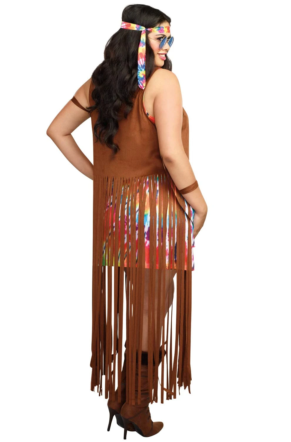 Dreamgirl Hippie Hottie Costume - Plus Size 2 Dreamgirl Hippie Hottie Costume - Plus Size - Image 2