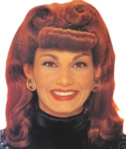 Pin Up Girl Wig - Auburn