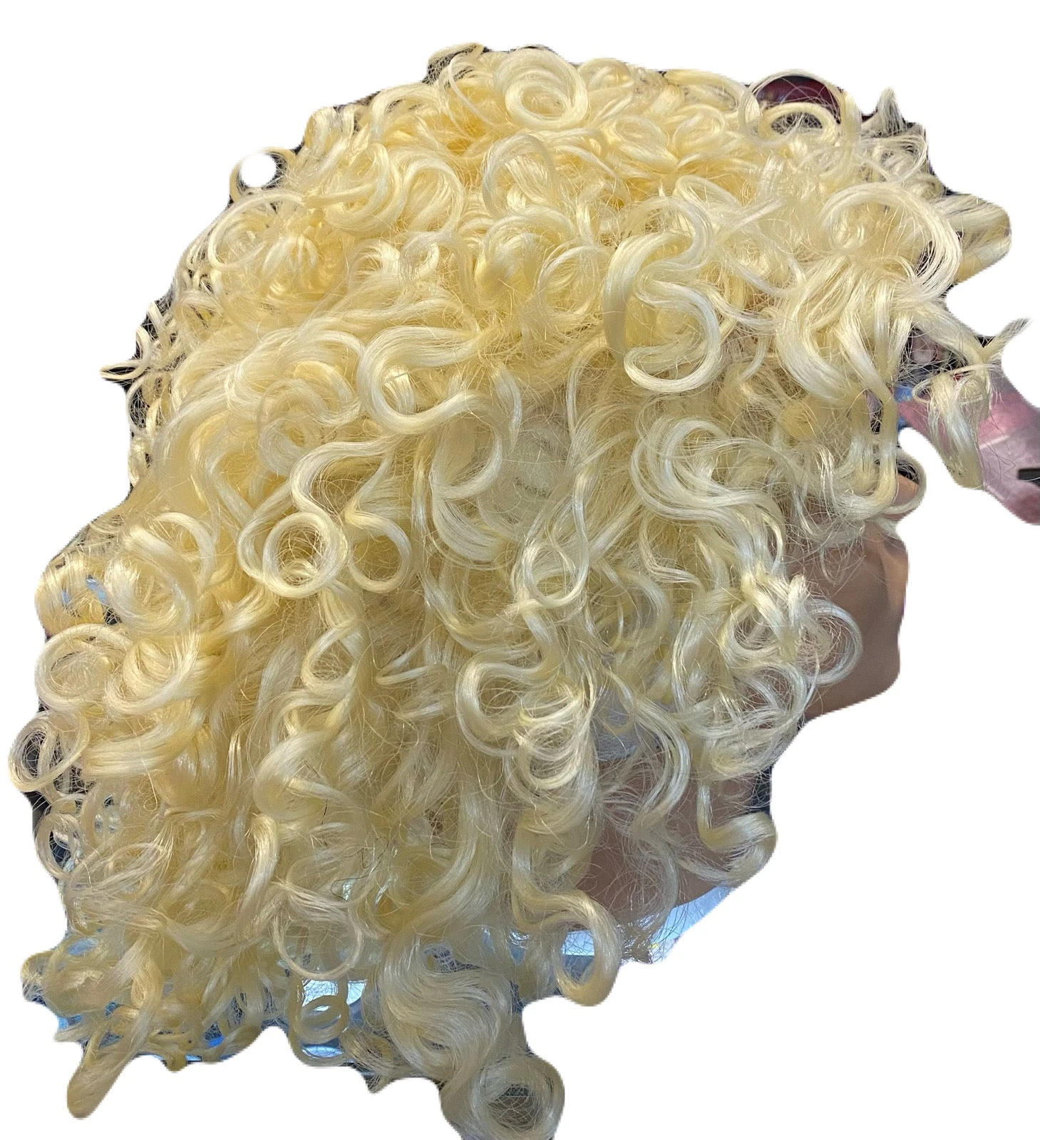 Blonde Curly Character Wig 2 Blonde Curly Character Wig - Image 2