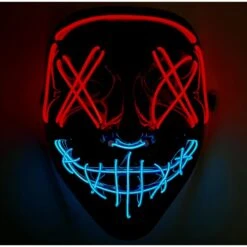 Light Up Neon Mask -Caufields Store MSK24013 3 1000x1000w
