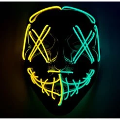 Light Up Neon Mask -Caufields Store MSK24013 4 1000x1000w