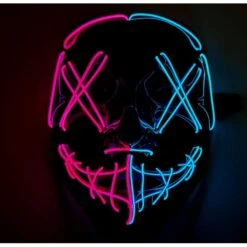 Light Up Neon Mask -Caufields Store MSK24013 5 1000x1000w