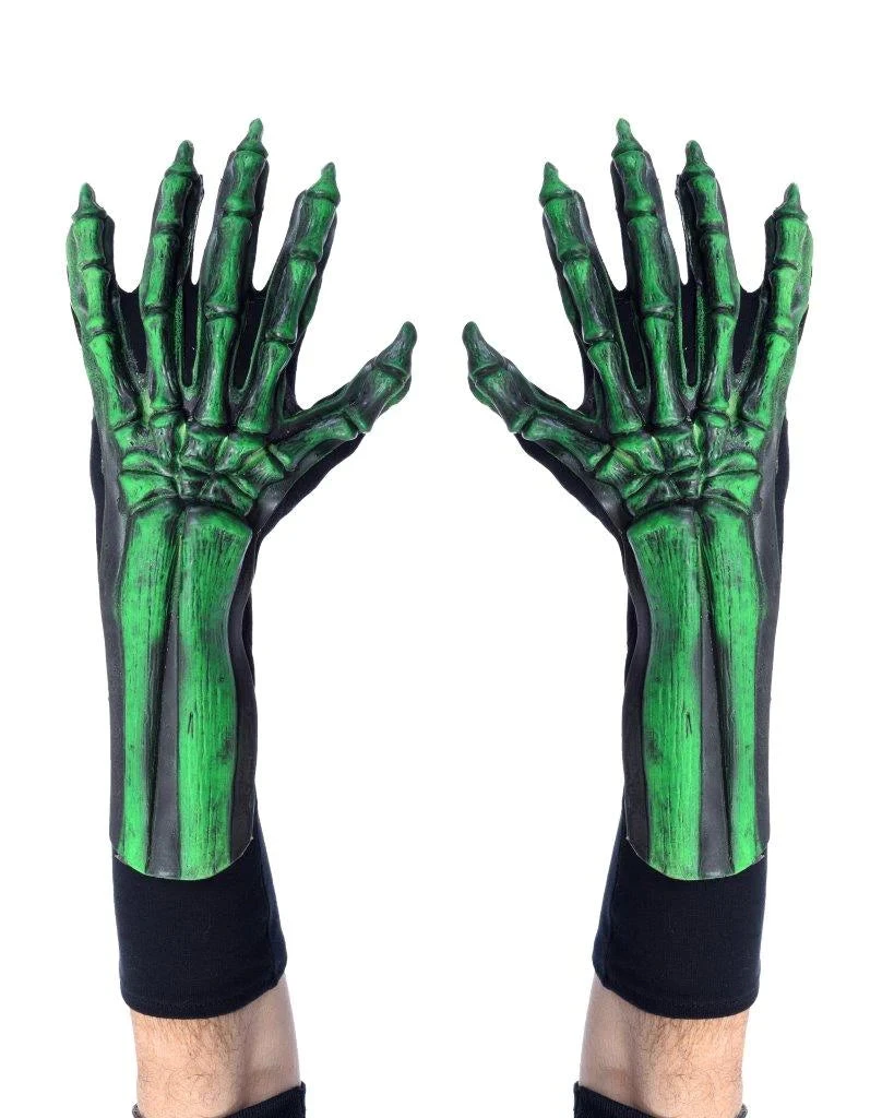 UV Black Light Reactive Skeleton Gloves 1 UV Black Light Reactive Skeleton Gloves
