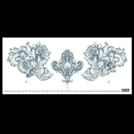 Tinsley Transfers - Posh Temporary Neck Tattoo 2 Tinsley Transfers - Posh Temporary Neck Tattoo - Image 2