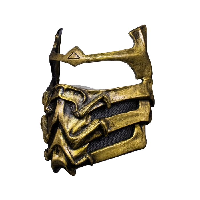 TRICK OR TREAT STUDIOS Mortal Kombat Scorpion Mask- Officially Licensed 3 TRICK OR TREAT STUDIOS Mortal Kombat Scorpion Mask- Officially Licensed - Image 3