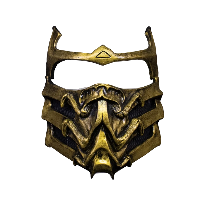 TRICK OR TREAT STUDIOS Mortal Kombat Scorpion Mask- Officially Licensed 1 TRICK OR TREAT STUDIOS Mortal Kombat Scorpion Mask- Officially Licensed