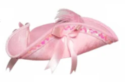Pink Tri Corner Pirate Hat