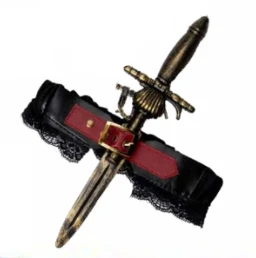 Pirate Knife Thigh Garter 1 Pirate Knife Thigh Garter
