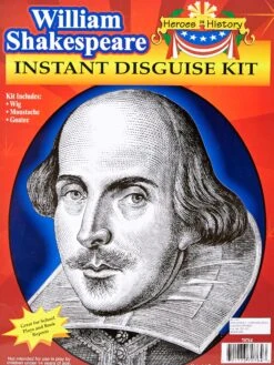 Forum Novelties Heroes In History Instant Disguise Kit - William Shakespeare