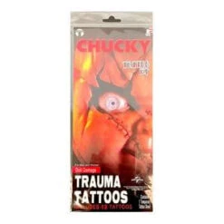 Tinsley Transfers - Doll Damage Chucky Trauma Tattoo
