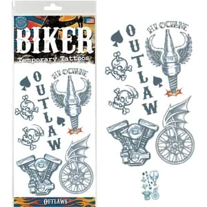 Tinsley Transfers - Biker Outlaws Tattoo 1 Tinsley Transfers - Biker Outlaws Tattoo