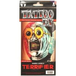 Tinsley Transfers - Art The Clown W/Glasses Tattoo