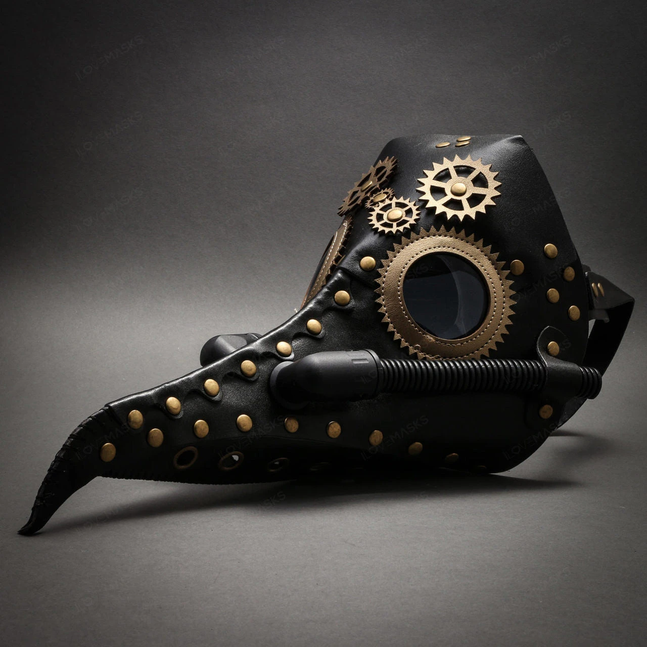 Faux Leather Plague Doctor Steampunk Mask 1 Faux Leather Plague Doctor Steampunk Mask