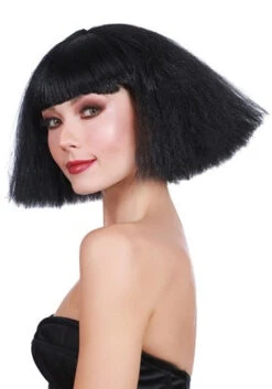 Dreamgirl Crimped Wedge Bob Wig