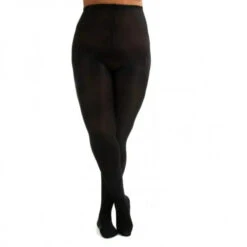 LEG AVENUE Nylon Women's Plus Size Tights - Black