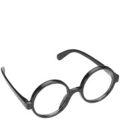 Black Frame Round Glasses