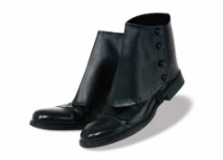 Forum Novelties Deluxe Faux Leather Spats - Black