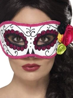 Venetian Mask - Día De Los Muertos Colombina
