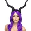 Black Plush Demon Horns