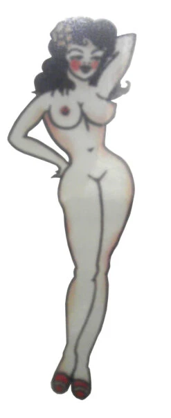 Tinsley Transfers - Vintage Pin Up Temporary Tattoo