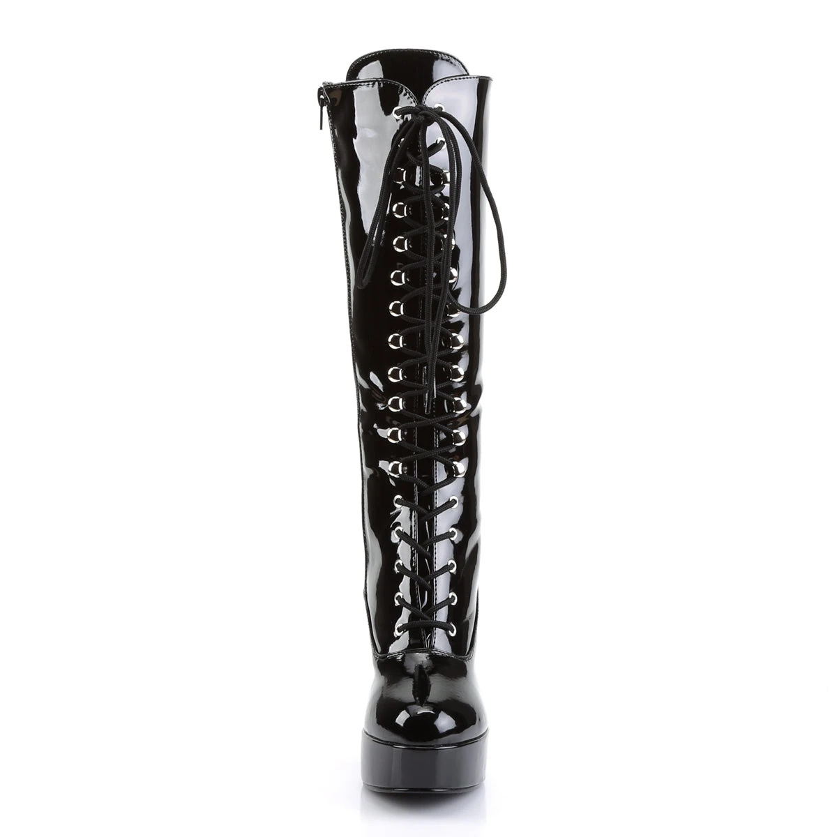 Exotica Platform Lace-Up Boots - Black 2 Exotica Platform Lace-Up Boots - Black - Image 2