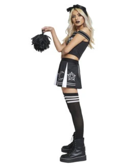Fever Sexy Witch Cheerleader Costume - Adult -Caufields Store fever witch cheerleader costume side