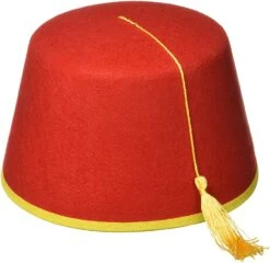 Forum Novelties Hat - Red Felt Fez