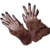 Fun World Werewolf Gloves - Brown