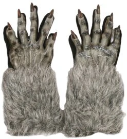 Fun World Werewolf Gloves - Grey