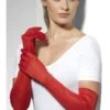 Elbow Length Gloves - Red