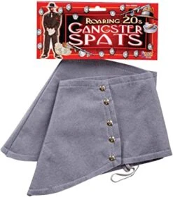 Forum Novelties Gangster Spats - Grey