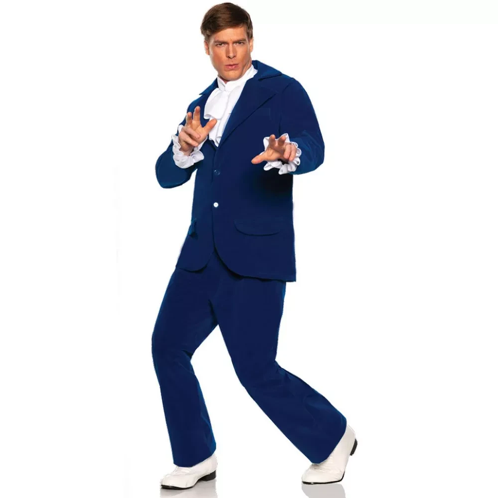 Groovy Sixties Adult Costume - Blue 1 Groovy Sixties Adult Costume - Blue